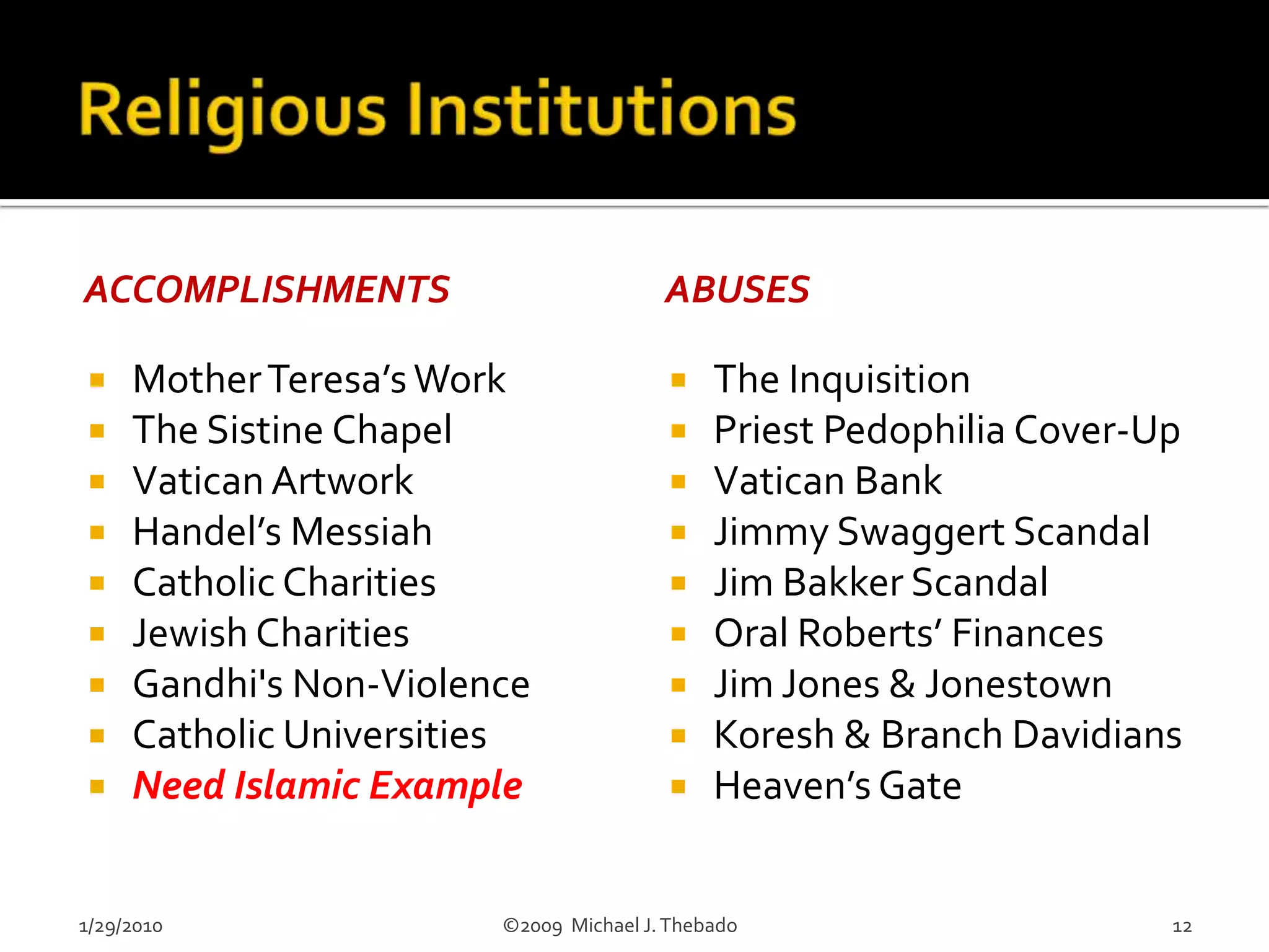 Legal: Courts, Law Firms, Professional Associations, Arbitration Societies.