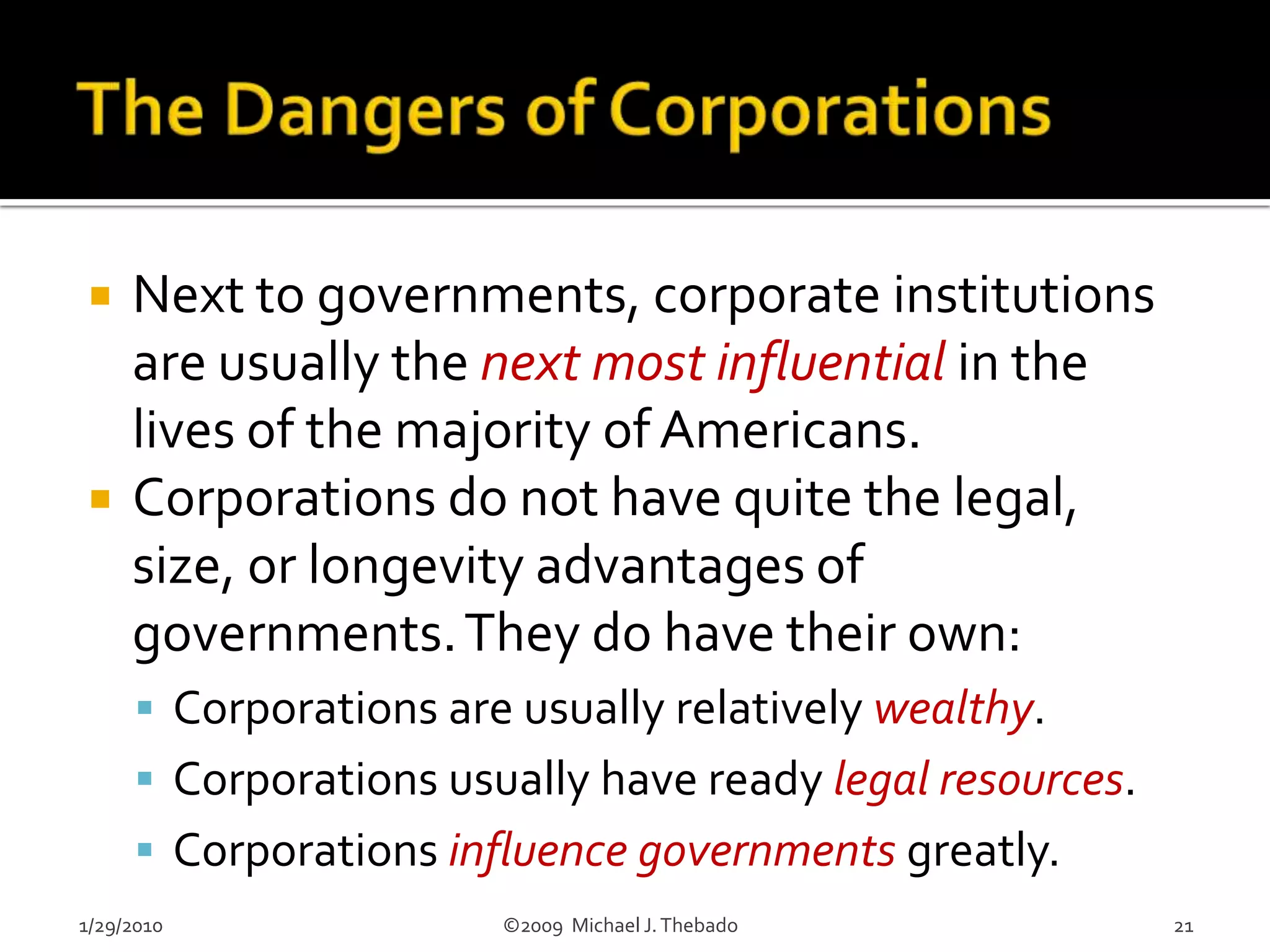Institutional SuccessesAt their best, our institutions harness and direct our energies to achieve truly inspiring goals – from the defeat of the Fascists in WWII, to the success of the Internet itself.