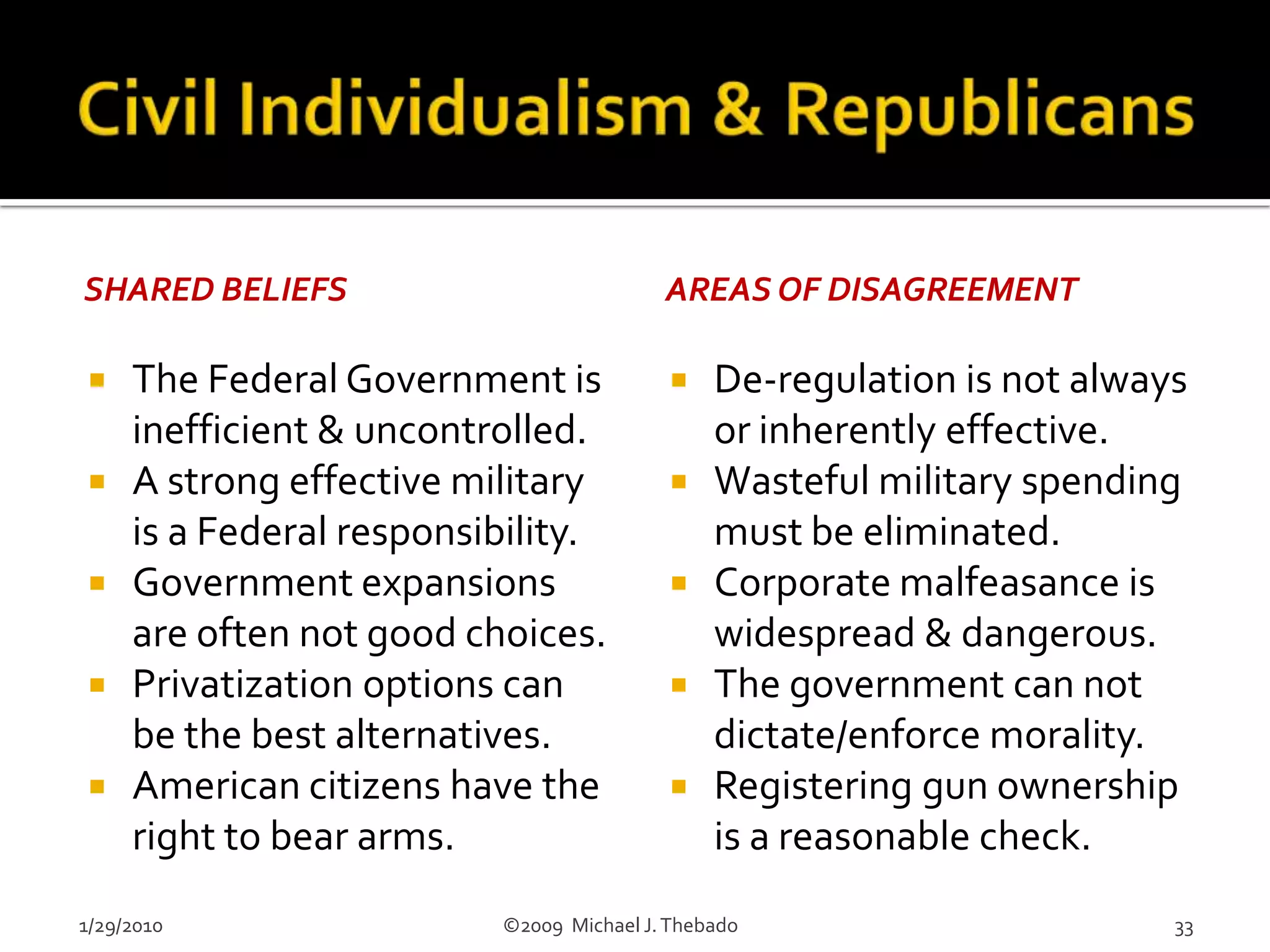 Institutional FlawsInstitutions have unique flaws of their own.