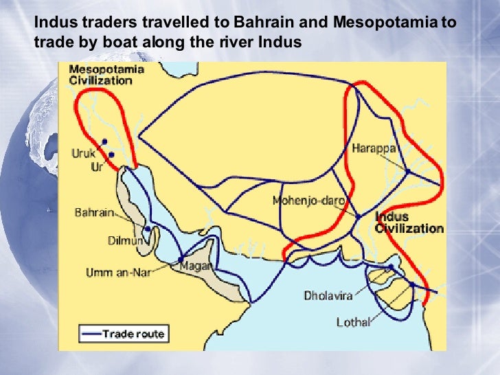 Indus river valley trading system