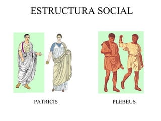 ESTRUCTURA SOCIAL PATRICIS PLEBEUS 