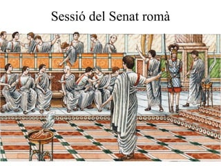 Sessió del Senat romà 