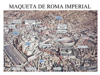 MAQUETA DE ROMA IMPERIAL 
