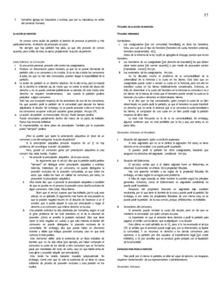 57
f. Somarriva agrega los mausoleos y tumbas, que por su naturaleza, no serían
delcomercio humano.
LAACCIÓNDEPARTICIÓN
Se conoce como acción de partición el derecho de provocar la partición y, más
particularemente, elderecho de provocarla enjuicio.
No siempre que hay partición hay juicio, ya que ella procede de común
acuerdo, pero afalta deéste,seejerce propiamente laacción departición.
CARACTERÍSTICAS DEESTAACCIÓN
i. Esunaacciónpersonal, procede sólocontra loscoasignatarios.
ii. Produce un litisconsorcio pasivo necesario, ya que no se puede demandar de
partición sólo a un comunero y no atodos. Sino se citaatodos los comuneros
al juicio, los que no han sido convocados, pueden alegar la inoponibilidad de la
partición.
iii. La acción de partición es un derecho absoluto. No lo dice laley, pero lamayoría
de la doctrina lo entiende así, de modo que no existe la teoría del abuso del
derecho y no se puede controlar judicialmente su ejercicio. De este modo, este
derecho no requiere fundamentarse, aún cuando la partición pudiere
perjudicar aalgún comunero.
Sólo hay una excepción respecto de los acreedores de uno de los comuneros,
los que pueden pedir la partición de la comunidad para ejecutar los bienes
adjudicados al deudor. Sin embargo, no se puede proceder aellasiel resto de
loscomuneros seopone aellopor causarles grave perjuicio. Art.524 CPC.
iv. Laacción departición es irrenunciable. Art.1317. Podrá siempre pedirse.
Puede renunciarse parcialmente dentro del marco de un pacto de indivisión.
Nunca hay renuncia individual.
v. Es imprescriptible, no tiene plazo de prescripción. También por la expresión
podrá ‘’siempre’’ pedirse.
¿Pero es posible que opere la prescripción adquisitiva en favor de un
comunero yconelloextinguirse laaccióndepartición?
Si la prescripción adquisitiva procede respecto de un 3º, no hay
problema, ahí seextingue laacción departición.
Pero, ¿puede un comunero ganar por prescripción adquisitiva la cosa
común?.Hay varias teorías. Asaber:
i. No procede laprescripción adquisitiva delacosacomún.
Se argumenta que el art.1317 dice que lapartición podrápedirse
‘’siempre’’ sin distinguir entre prescripción adquisitiva y extintiva.
Además, tratándose de un comunero, no puede distinguirse la
posesión exclusiva de la posesión comunitaria, ya que todos los
actos que realiza los hace en calidad de comunero, por tanto, no
procedería laprescripción adquisitiva.
ii. Otra teoría dice que sí procede la prescripción adquisitiva a condición
de que se pruebe en el proceso laposesión como dueñoexclusivode
algún comunero. Claro Solar, MezaBarros.
Dicen que el art.1317 supone que hay indivisión, por lo cual, este
artículo no es aplicable. El argumento más fuerte de estaposición es
que la posición negativa incurre en el absurdo de favorecer a un 3º
extraño que sí podría adquirir la cosa por prescripción y negar el
derecho auncomunero quesítiene derecho enlacosa.
iii. Una posición ecléctica ha sido planteada por Somarriva, según el cual
el gran problema de las tesis anteriores es el de la voluntad de
posesión. ¿Cómo se acredita la posesión exclusiva?. Dice que tiene
razón la tesis negativa en cuanto a que sólo mirando al interior del
comunero no puede distinguirse la posesión exclusiva de la
comunitaria. Sin embargo, dice que puede haber un elemento
exterior y visible que indique posesión exclusiva, caso en que sería
correcta latesispositiva.
Este elemento visible sería la existencia de un título traslaticio de
dominio que no ha sido eficaz [por ejemplo, por haber comprado el
comunero la cuota de los demás a otro comunero que se hahecho
pasar por mandatario del resto sin serlo, caso en que habríaventade
cosaajena y sepodría adquirir por prescripción].
Esta teoría ha tenido bastante respaldo jurisprudencial. Sin
embargo, Corral cree que no sólo la existencia de un título es causa
suficiente de prueba de posesión exclusiva y esta posición no los
explica.
TITULARES DELAACCIÓN DEPARTICIÓN
TITULARES ORDINARIOS
Sontitulares:
i. Los coasignatarios [por ser comunidad hereditaria], es decir, los herederos.
Esto, sea cual sea el tipo de heredero [heredero de cuota, heredero universal,
heredero testamentario, etc]..
Antes de lareformade laley 19.585se agregabaal cónyuge, puesto quenoera
heredero.
ii. Los herederos de un coasignatario [por derecho de trasmisión], los que deben
obrar todos juntos [de común acuerdo] o por medio de procurador común
[mandatario común]. Art.1321.
iii. Los cesionarios deloscoasignatarios. Art.1320.
Se ha discutido mucho el problema de la comunicabilidad de la
universalidad de la herencia y la cuota en los bienes. Está claro que un
coasignatario puede ceder o vender su cuota en la herencia, pero con ello no
transfiere cuotas en los bienes individualmente considerados. Entonces, se
trata de determinar si la cuota del heredero en laherenciase comunicao no a
los bienes de lamisma, de modo que el heredero puede vender lacuotaen la
herencia ylacuotao derechos endeterminados bienes.
Si se dice que no hay comunicación, quien compró la cuota de un bien
determinado no podrá pedir la partición, ya que el heredero no pudo transferir
un derecho que no tenía. Si decimos que sí se comunicalacuotahereditariaa
los bienes, el comprador de una cuota en un bien podría exigir la partición
respecto dedicho bien.
La tesis más frecuente es la de la no comunicabilidad. Sin embargo,
algunos sostienen que no está prohibido por la ley y que, por tanto, es un
pacto lícito.
SITUACIONES ESPECIALES DETITULARIDAD
i. Situación del asignatario sujeto acondiciónsuspensiva.
A este asignatario aún no se le defiere la asignación. Por tanto, no tiene
derecho enlacomunidad yno puedepedir lapartición.
Sí pueden pedir la partición los otros coasignatarios, bastando que
aseguren losderechos delasignatario condicional. Art.1319.
ii. Situación del fideicomiso.
El art.1319.2 señala que si el objeto asignado fuere un fideicomiso, se
observará loprevenido eneltítulo Delapropiedad fiduciaria.
Hay una aparente remisión a las reglas de la propiedad fiduciaria. Sin
embargo, entales reglasno seregulaesteproblema.
A falta de regla especial, se debe resolver lacuestión según los principios
generales. Entonces, como el fideicomsario es asignatario condicional, no
puede pedir lapartición.
Respecto del propietario fiduciario es asignatario bajo condición
resolutoria, por lo que tiene el dominio de lacosay puede pedir lapartición. Sin
embargo, si son varios los propietarios fiduciarios de una misma cosa, no se
puede pedir lapartición de lacosacomún, porque elfideicomiso esindivisible.
iii. Acreedores delcomunero.
El acreedor puede rematar la cuota del deudor, pero en tal caso se
mantiene lacomunidad con quien compra lacuota.
Lo importante es que el acreedor tiene derecho a pedir la partición para
pagarse elcrédito conlosbienes queseadjudiquen asudeudor.
Esto último no está admitido en el CC, pero sí lo hareconocido el art.524
CPC al señalar que el acreedor puede exigir que, con su intervención, se liquide
la comunidad. Y se reconoce el derecho a los demás comuneros para
oponerse a la partición por dos causales: a) impedimento legal [por existir
indivisión], o b) por acreditar que se produce grave perjuicio con la liquidación
delacomunidad.
CAPACIDADPARAPEDIRLAPARTICIÓN
Para pedir por sí mismo la partición, se debe ser capaz de ejercicio. Los incapaces
requieren laintervención desusrepresentantes oadministradores.
SITUACIONES ESPECIALES
 