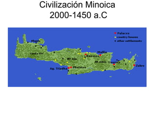 Civilización Minoica  2000-1450 a.C 