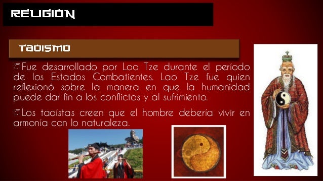 Fue desarrollado por Loo Tze durante el período
de los Estados Combatientes. Lao Tze fue quien
reflexionó sobre la manera ...