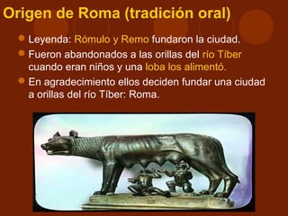 Quien Fundo Roma Civilización romana | PPT