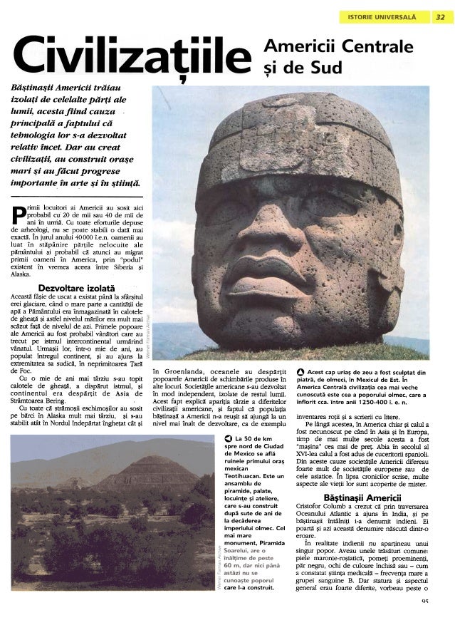 Civilizatiile Americii Centrale Si De Sud