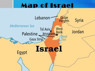 Map of Israel
 