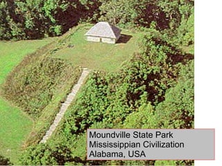 Moundville State Park Mississippian Civilization Alabama, USA 