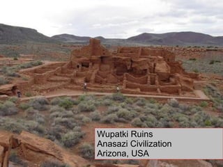 Wupatki Ruins  Anasazi Civilization Arizona, USA 