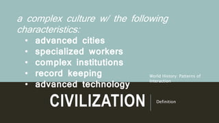 Early Civilizations: Sumer | PPTX