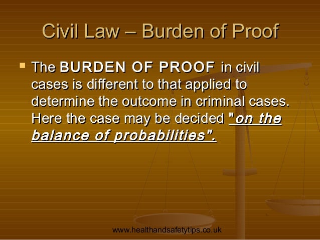burden of proof in criminal and common cases law essay Trial: evidence & burden of proof course in handling criminal cases have each individual student write a short essay answer to the following. burden of proof in criminal and common cases law essay Trial: evidence & burden of proof course in handling criminal cases have each individual student write a short essay answer to the following.