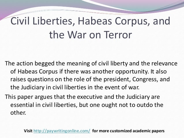 habeas corpus and the war on Habeas corpus inter arma silent leges was a latin phrase much heard in the north during the civil war it translates roughly as, during war, the laws are silent habeas corpus is another. habeas corpus and the war on Habeas corpus inter arma silent leges was a latin phrase much heard in the north during the civil war it translates roughly as, during war, the laws are silent habeas corpus is another.