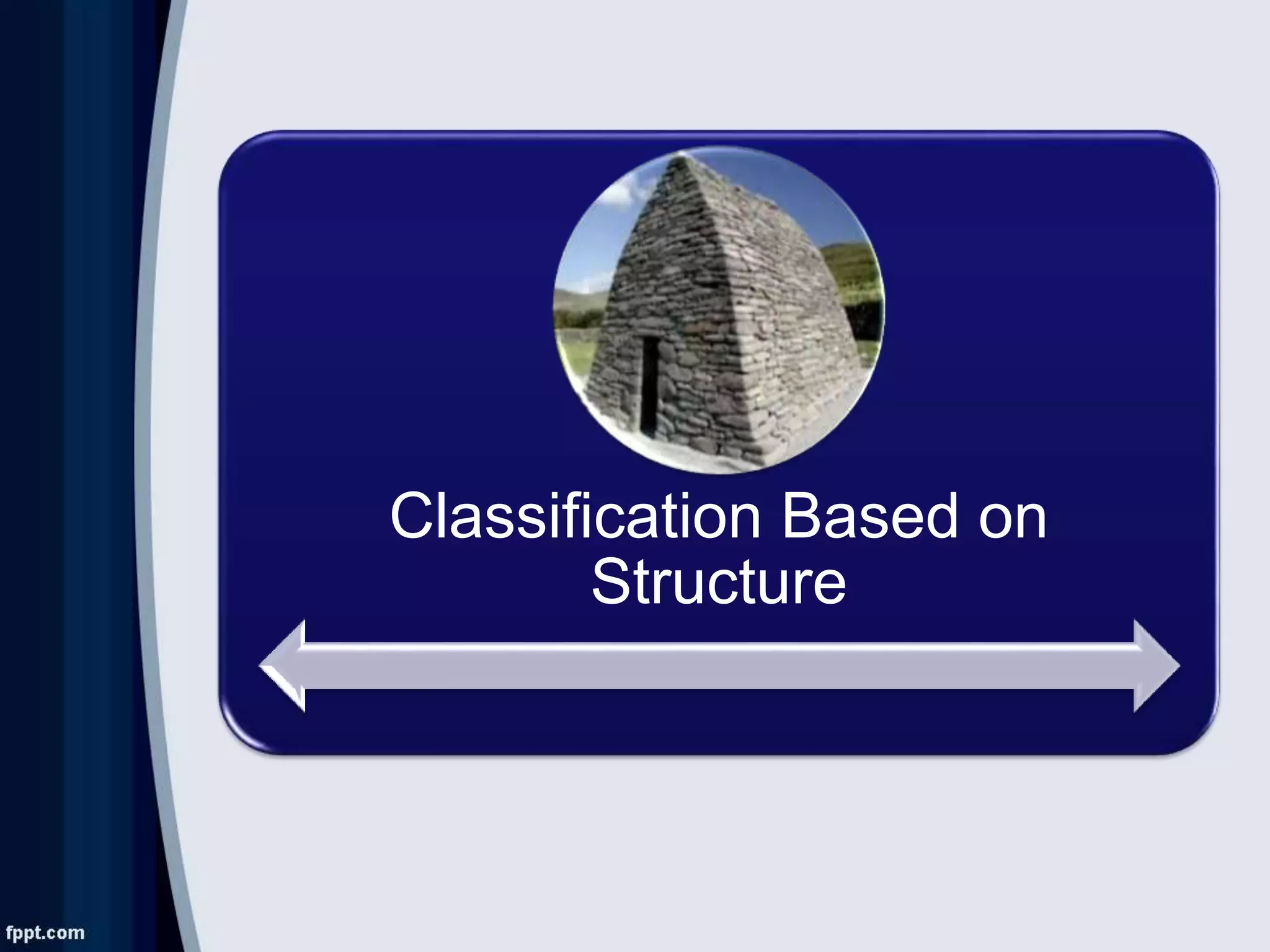 Classification Based on
Structure
 