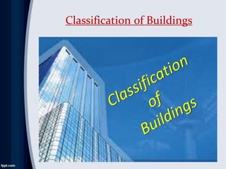 Classification of Buildings
 