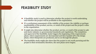 FEASIBILITY STUDY
 