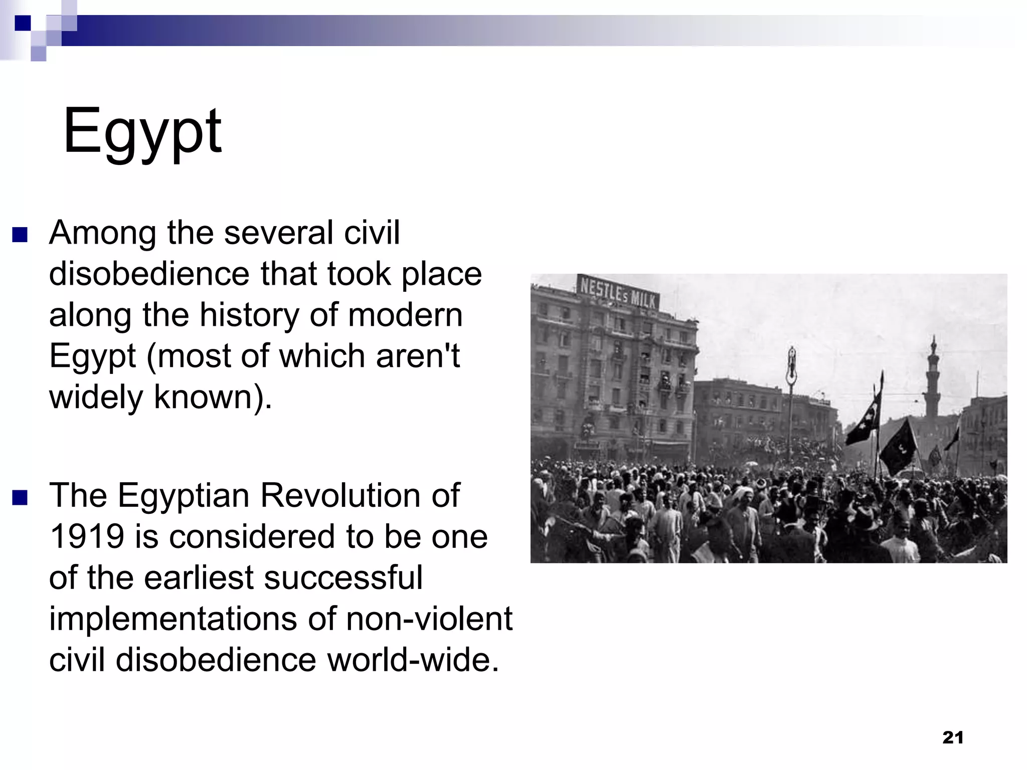 Civil resistance & Disobedience | PPT