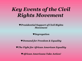 Civil[Rights]Movement | PPT