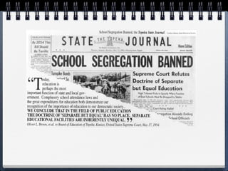 Civil rights movement presentation