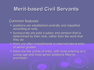 Civil service, Merit system and CSC | PPT