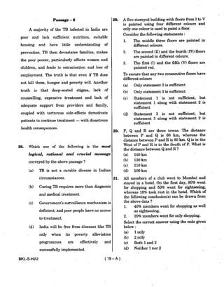 Civil Service 2019 Prelims Previous Question Paper - 2