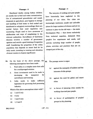 Civil Service 2019 Prelims Previous Question Paper - 2