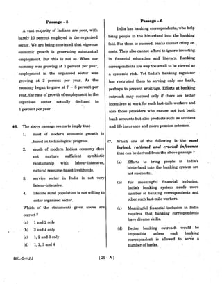 Civil Service 2019 Prelims Previous Question Paper - 2