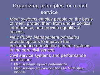 Civil service in developed & developing countries a comparative study | PPT