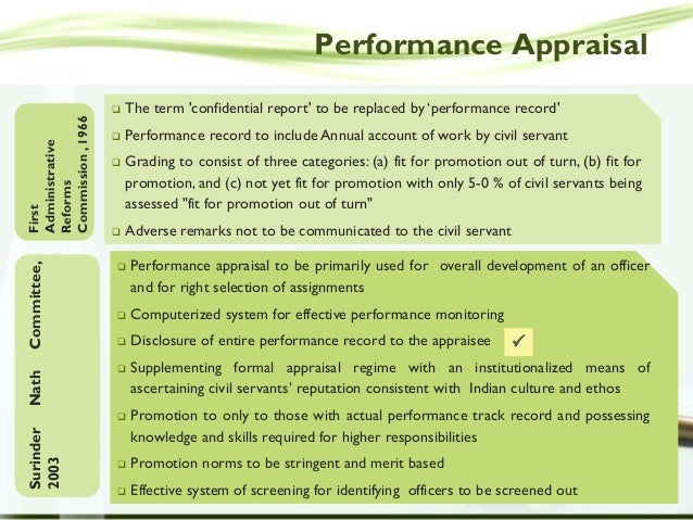 Civil Service Reforms