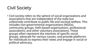 Civil Society and Social Movements - Political participation.pptx