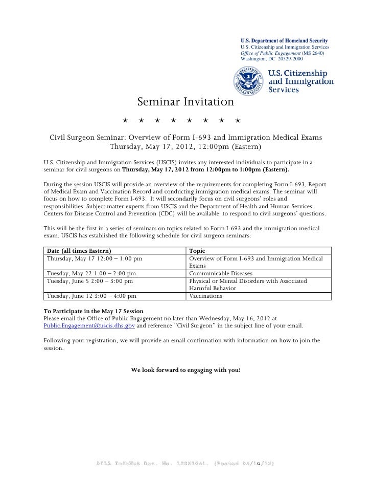 i medical 693 form exam from Civil uscis overview surgeon