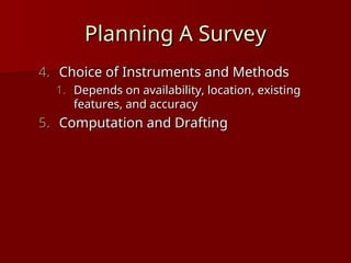 Comprehensive Guide to Surveying in Civil Engineering: Planning ...