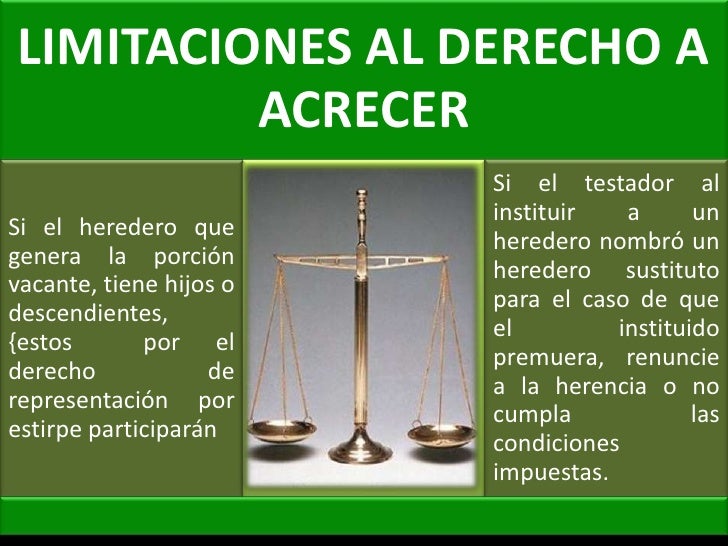 EL Derecho de Acrecer