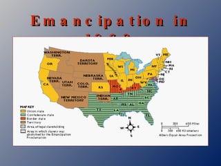 Emancipation in 1863 
