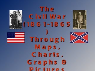The Civil War (1861-1865) Through Maps, Charts, Graphs & Pictures 