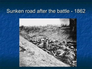 Sunken road after the battle - 1862
 