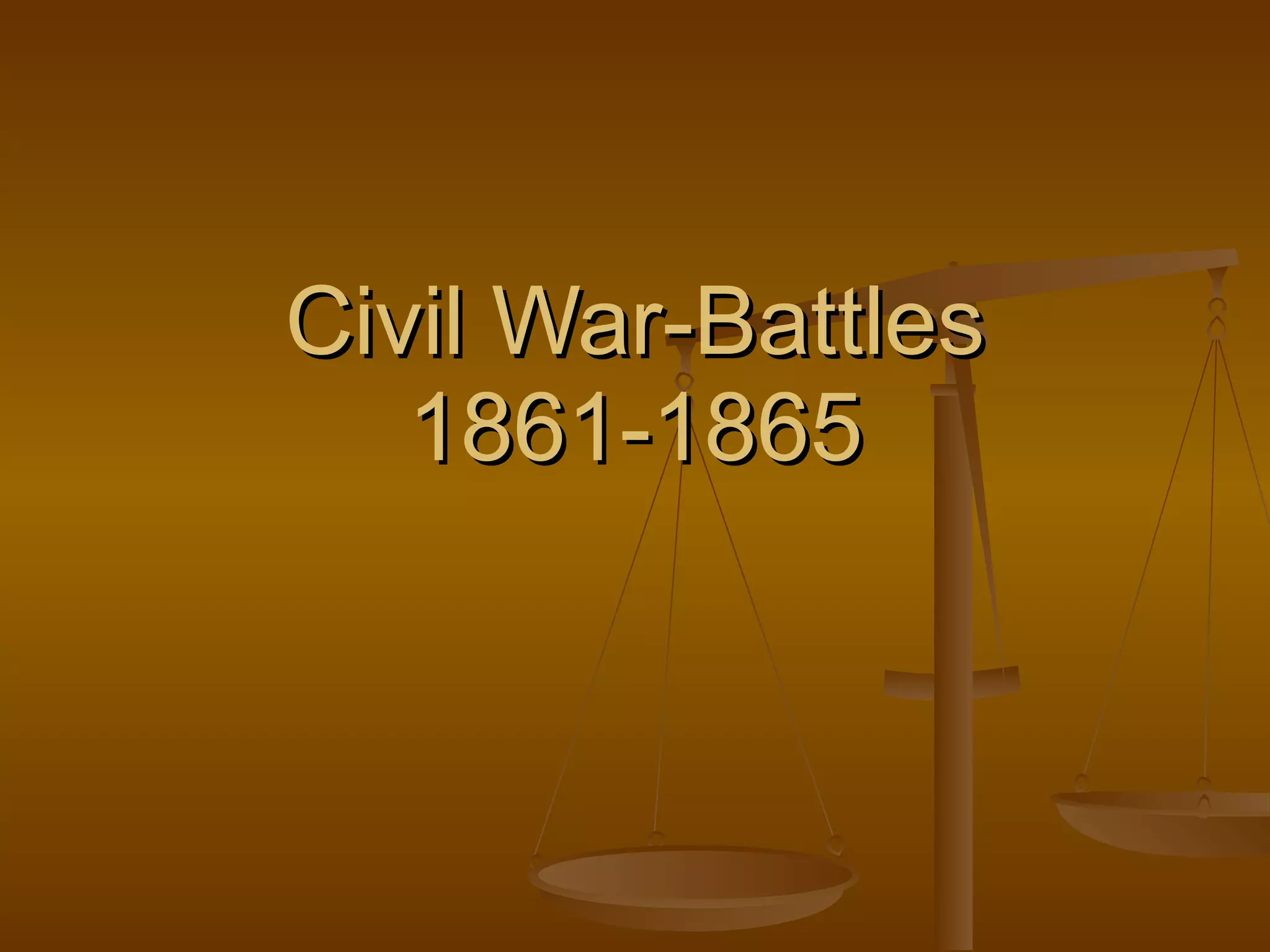 Civil War Battles | PPT