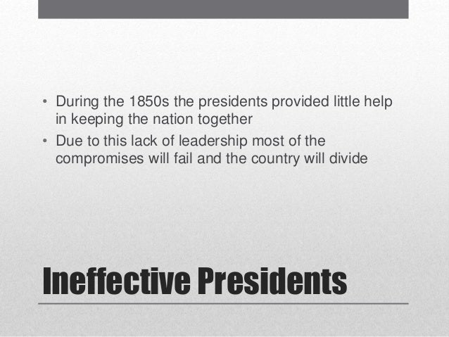 ineffective compromise of 1850 Nothing like as effective as the missouri compromise, which had kept the peace for thirty years, but whose terms could not accommodate a new state as big as california the 1850 compromise was an . ineffective compromise of 1850 Nothing like as effective as the missouri compromise, which had kept the peace for thirty years, but whose terms could not accommodate a new state as big as california the 1850 compromise was an .