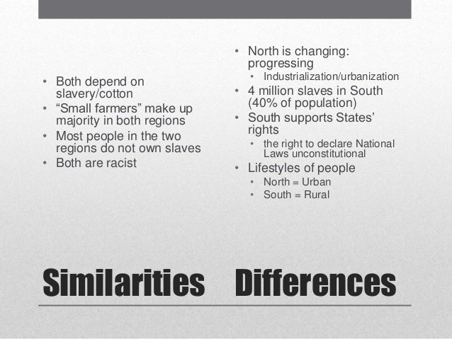 Industrialization in the north caused what Industrialization in the north caused what