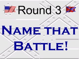 Round 3
Name that
 Battle!
 