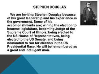 Why We Invited Them…