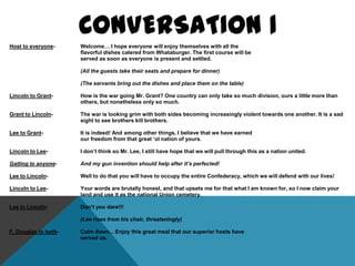Fredrick DouglasWe are inviting Fredrick Douglas to our dinner party because of his great bravery of sticking up for what he believes in. As great abolitionist he helped many African Americans by going to as many abolitionist meetings as he could and attending anti-slavery conventions. He also helped many women by participating with his own newspaper, the north star, in the first women’s rights convention. Fredrick Douglas also loved to further his knowledge for the better of man kind. Fredrick Douglas was an incredible leader in women’s rights, an unbelievable abolitionist for African Americans, and a more than worthy candidate to come to this dinner party.      