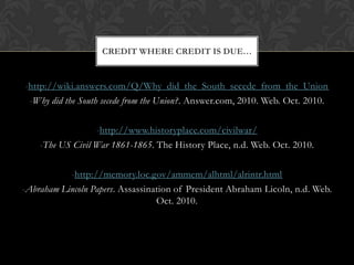 The Presbyterian Church split into Northern and Southern factions along with the Methodists and many other denominations. -The southern churches not only supported slavery because it was the way of life in their regions but they also genuinely believed that slavery and the inferiority of the black man were supported by the Bible. -The north believed that no man should be held in bondage by another man but whether they genuinely believed that every man was equal is unlikely.How did everyone feel?