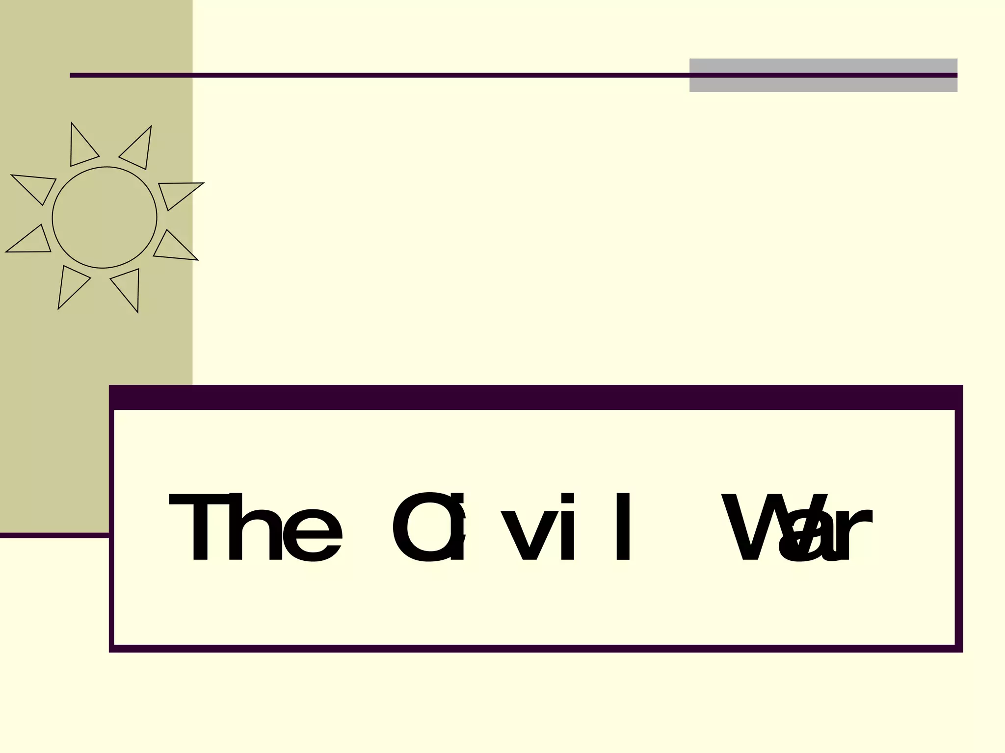 CIVIL WAR PRESENTATION TOPICS visual data 6