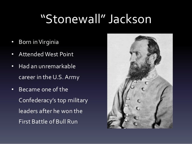 quick facts on stonewall jackson confederate Quick facts on stonewall jackson- confederate general essay on the outbreak of the civil war, jackson was commissioned as colonel and was given the job to . quick facts on stonewall jackson confederate Quick facts on stonewall jackson- confederate general essay on the outbreak of the civil war, jackson was commissioned as colonel and was given the job to .