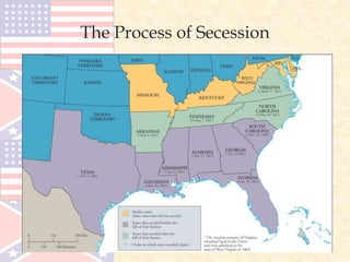 Civil War 08-09
The Process of Secession
 