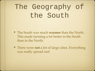 Civil war unit lesson 1 - north vs south - power point | PPT