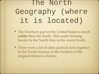 Civil war unit lesson 1 - north vs south - power point | PPT