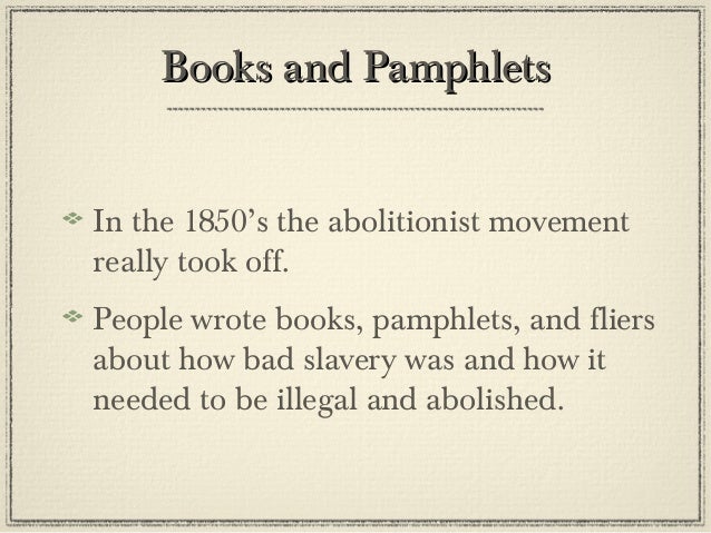 Civil war unit lesson 2 - abolitionist movement - power point